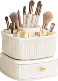 Makeup Organizer Home Desktop Light Luxury Storage Box Living Room Bedroom Large Capacity Storage Bucket Plastic Advanced Multi-functional Cosmetics Storage Box for Jewelry Hair Accessories Skincare O
