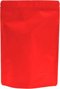 50PCS Smell Proof Resealable Pouch Bags,ULIFESTAR Aluminum Foil Flat Food Storage Bag,Sealable Pcsaging Zipper Pouches with Tear Notches for Pcsaging Lipgloss,Jewelry,etc(18 * 26cm/7.09 * 10.24",Red)
