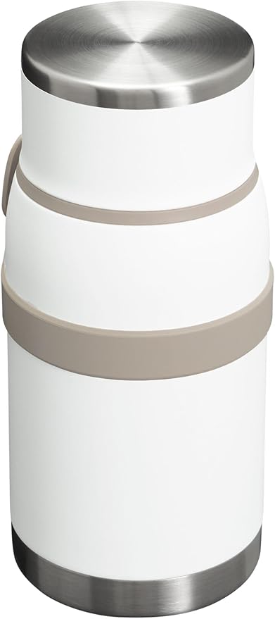 STANLEY Adventure To-Go Food Jar | Vacuum Insulated Food Container | Wide Mouth Screw On Lid | Packable for Travel | Stainless Steel with Leakproof Lid | BPA-Free