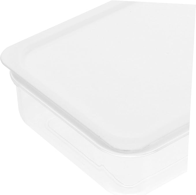 2Pcs Wear-resistant Refrigerator Food Containers with Lids Transparent Rectangular Preservation Boxes for Meat Storage and Fruit Organization Space-saving Kitchen Fridge Organizer