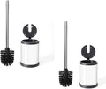 ToiletTree Products Toilet Brush with Lid (White 2 Pack)