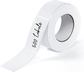BLISKO 500 Pcs Removable Labels Easy Peel Off, 1x2 Inch Blank Food Label Stickers, Waterproof, Oil Resistant, No Residue, Freezer Tape for Labeling, Freezer Labels for Home, Restaurants & Catering