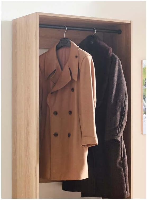 Maykoosh Closet System Organizer - Customizable Walk-in Wardrobe Storage Oak/Model C 1 Closet