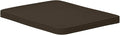 Superio Ribbed Collection - Decorative Plastic Basket Open Home Storage Bins Organizer, Brown (Parent) Containers for Organizing Closet Storage Bins for Shelves (Lid - Large (15/22 Liter), 4 Pack)