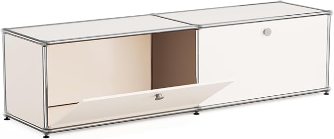 Modern Storage Cabinet Sideboard Versatile Free-Standing Organizer Cabinets for Home Office, Living Room, Bedroom, Kitchen, Garage