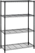 Meet perfect 4-Tier Heavy Duty Wire Shelving Unit, 1000 lbs Total Capacity Metal Storage Shelves, Adjustable Organizer Rack for Garage, Kitchen, Pantry, Laundry Room, 35.5" W x 14" D x 54" H