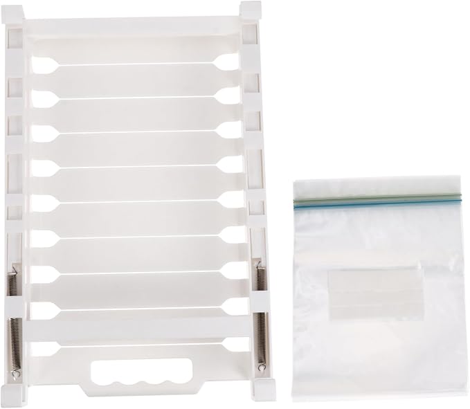 STOBAZA 10pcs Material Fridge Seal Bag Rack Sturdy Hanging Vacuum Storage Bag Holder for Fridge Organizer Pockets