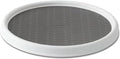 Copco Basics Non-Skid Pantry Cabinet Lazy Susan Turntable,12-Inch,White/Gray,(Pack of 6)
