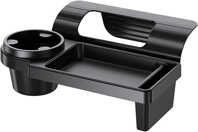 Car Window Storage Tray for Sonata SEL 2024, Truck Door Organizer Window Mounted Cup Holder Side Door Hanging Shelf Vehicle Food Drink Caddy