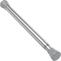 AIZESI Tension Curtain Rod 16 to 26 Inch Adjustable No Drilling 7/8” Diameter Silver Spring Loaded Curtain Rods | Small Curtain Rod for Window, Kitchen, Bathroom, Closet