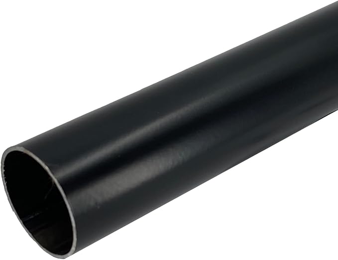 72" HEAVY DUTY Round Closet Rod | 32mm Diameter | Black Clothes Pole | 1 Pack