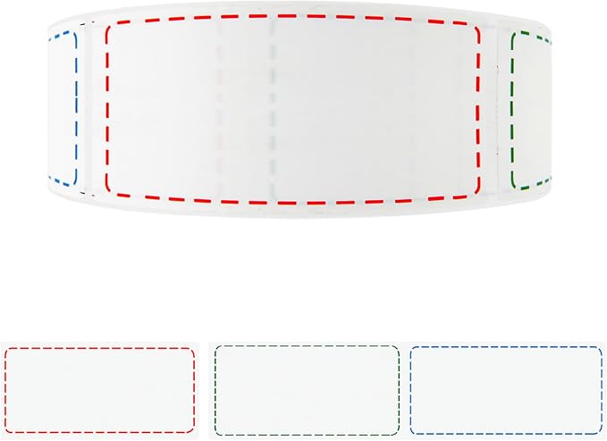 1000 Removable Freezer Labels, 1 x 2 in, Waterproof Oil-Proof Stickers | 1000 removable freezer labels, 1 x 2 in, waterproof and oil-proof for food storage, jars, containers, and kitchens