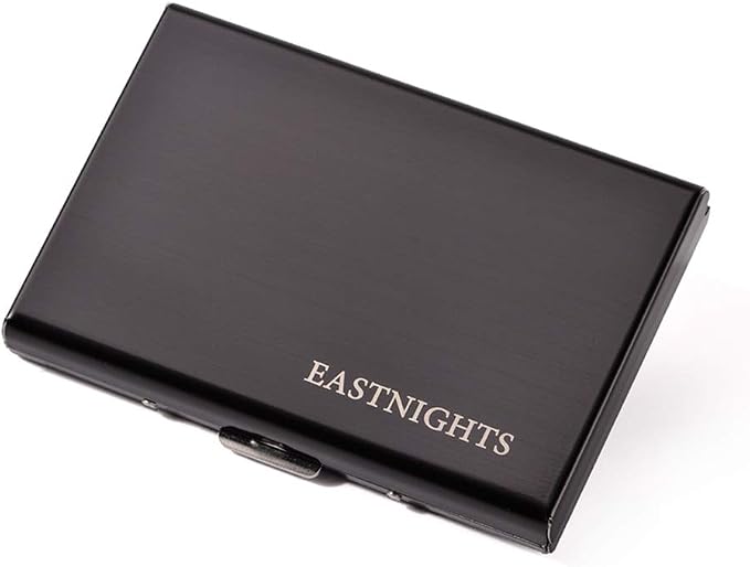 EASTNIGHTS RFID Credit Card Holder Metal Wallet Slim Credit Card Case Protector Business Card Holder for Men or Women