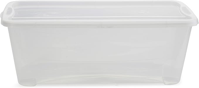 Life Story 20 Pack Plastic Storage Boxes, Stackable Organizer Tote Containers, 6 Liter