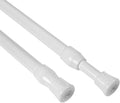 KXLife Spring Tension Curtain Rod for Window Adjustable 28-40", 2Pcs | White, No Drilling, Expandable Spring Loaded, Drapery Rod for Home Decor, Window, Doorway
