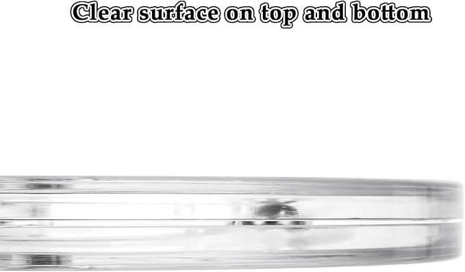 4PCS 6 inch Small Lazy Susan Turntable Clear Acrylic Lazy Susan Mini Acrylic Ball Bearing Rotating Tray for Spice Rack Table Cake Kitchen Pantry Decorating