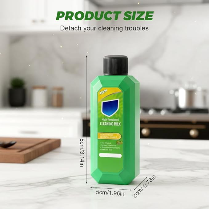 2026 New Cleaning Milk House Cleaner 10.6 oz, Powerful Multifunctional Concentrated Cleaner, Multi-purpose Powerful Cleaners for Household Kitchen (1)