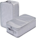 JJ POWER Travel Shoe Bags, Foldable Waterproof Shoe Puches Organizer-Double Layer (2 Grey Shoe Bags)