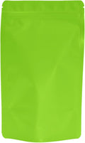 100PCS Smell Proof Resealable Pouch Bags,ULIFESTAR Aluminum Foil Flat Food Storage Bag,Sealable Pcsaging Zipper Pouches with Tear Notches for Pcsaging Lipgloss,Jewelry,etc(12*20cm/4.72*7.87",Green)