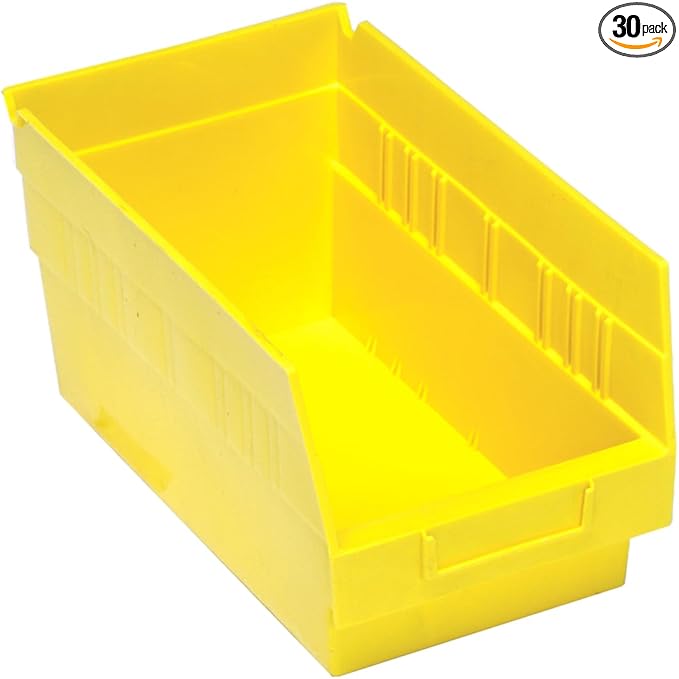 Quantum QSB202YL Store-More 6' Shelf Bin (11-5/8' x 5-1/2' x 6') - [Set of 30]