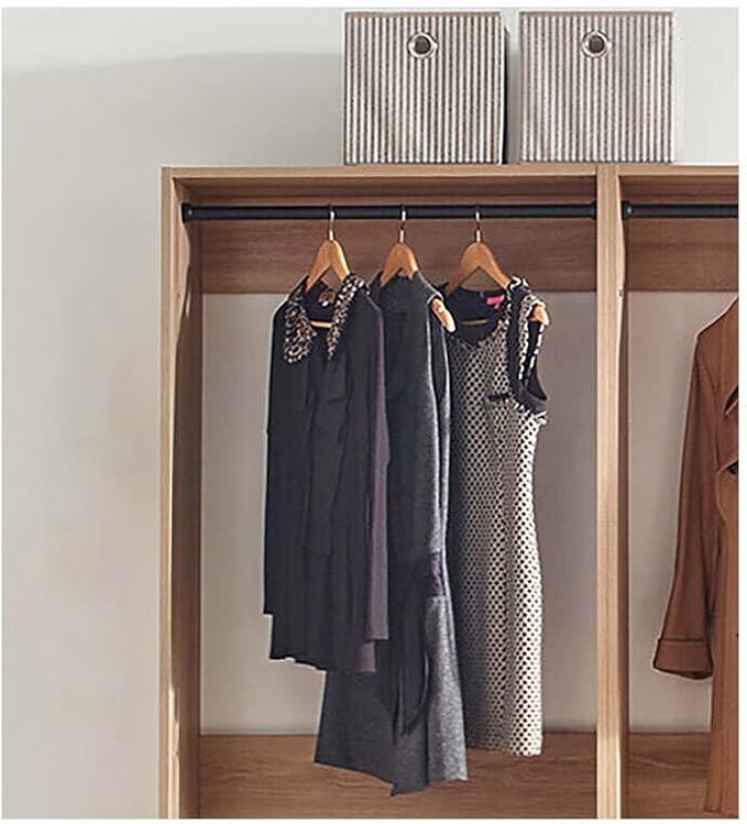 Maykoosh Closet System Organizer - Customizable Walk-in Wardrobe Storage Oak/Model BCD 3 Closet