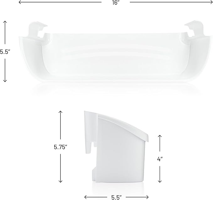 Smart Choice 240323001 Refrigerator Door Bin (Bottom Shelf Only) – Exact Fit Replacement Compatible with Frigidaire 240323001, 240323007 – Measure Before Purchase – See Full Compatibility Below