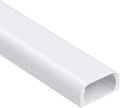 Wire Covers for 2-3 Cords, 43.7in Cord Hider, Wire Hiders for TV on Wall, Paintable Cable Cover Channel, Cable Management Raceway Kit for Wall Mounted TV in Home Office, 0.95in W X 0.47in H, White