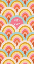 2026 Pocket Planner: 2-Year-Plus Monthly Pocket Calendar Planner (24-Month): January 2026 - December 2027, Purse Size 6.5" x 3.5", Endless Rainbows