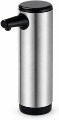 Home Zone Living Foaming Hand Soap Dispenser | Stainless Steel Outer Cover, Refillable Pump for Kitchen and Bathroom Sinks, Silver
