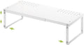 RUILALIFE Expandable Cabinet Organizer Shelf With Adjustable Height, Stackable Kitchen Countertop Organizer Rack, Adjustable Shelf Riser For Kitchen Counter, Pantry, Cupboard, Desk, Tabletop