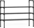 Kitsure Shoe Rack for Closet - Shoe Organizer, Large-Capacity & Space-Saving Shoe Shelf for Entryway, Bedroom, Living Room,32.2" x 11.8" x 27.5", Black
