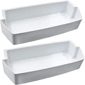 2187172 Door Shelf Bin for Whirlpool Kenmore Amana Frigidaire Fridges Roper Estate Replace WP2187172, AP6006028, 2187194K, PS11739091 AP3853103, AP3853103, PS328468, PS986890, 3046299（2 Pack）