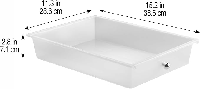 Simply Tidy 10 Drawer Clear Rolling Cart - Mobile Organizer with Removable Drawers, Swivel & Locking Casters, Durable Tubular Frame - 1 Set