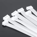 Armpow 32 inch White Cable Zip Ties Heavy Duty 15 PCS, 440 LBS Ultra Exclusive Strong Big Plastic Wire Ties, Large Cable Ties Extra Long Tie Wraps, Indoor and Outdoor Use