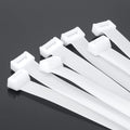 Armpow 40 inch White Zip Ties Heavy Duty 15 PCS, 440 LBS Ultra Exclusive Strong Plastic Wire Ties, Large Cable Ties Extra Long Tie Wraps, Indoor and Outdoor UV Resistant