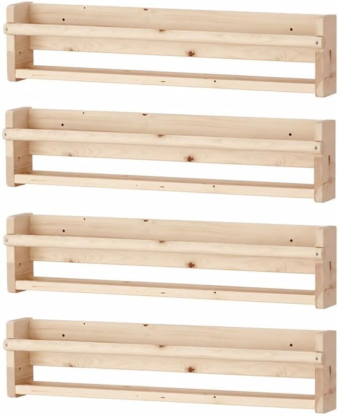 IKEA 400.701.85 Bekvam Spice Rack, Birch, Set of 4