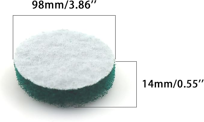 Heavy Duty Scour Pads, Non-Scratch Scrub Sponges, ULIFESTAR 5PCS Dish Scrubber Scouring Pads, Dual-Sided Reusable Household Scrub Pads for Dishes,Dish Cleaning Tool,Kitchen Scrubbers & Metal Grills