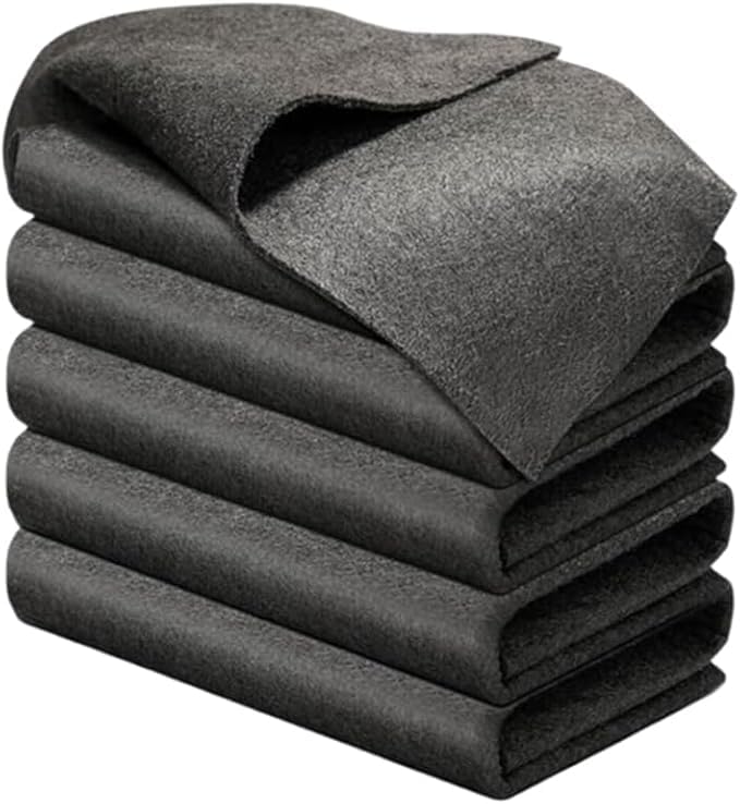 Thickened Magic Cleaning Cloth, 2026 New Streak Free Reusable Microfiber Rag, Multipurpose Miracle Rags Absorbent Microfiber Cleaning Cloth for Kitchen, Window and Car Glass (5, 12x12in) (5, 12x12in)