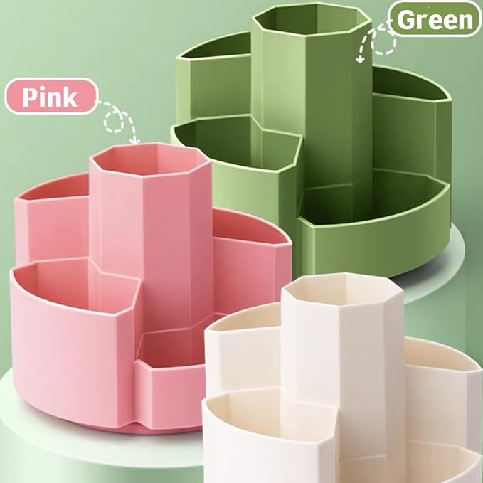 Pen Organizer for Desk Pencil Cup Office Desktop Organizers Cute Pencil Holder Stationery School Supplies for Office, Home, School
