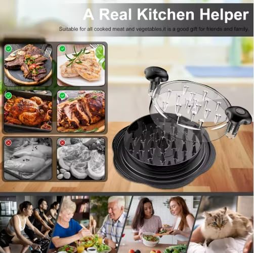 Plastic Meat Shredder Tool for Chicken, Pork & Beef – Handheld Shredding Tool with Ergonomic Grip, Heat Resistant, Dishwasher Safe