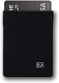 Modern Carry Ultra Thin Wallet for Men & Women, Single Pocket or 2 Slot Options, Slim Stretch Fabric Minimalist Front Pocket Card Holder