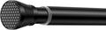 Adjustable Tension Curtain Rod 30 to 64 inches, Spring Curtain Rod for Windows Tension Rod No Drill, Spring Tension Curtain Rod for Window, Bathroom, Doorway, Black