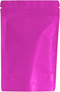 100PCS Smell Proof Resealable Pouch Bags,ULIFESTAR Aluminum Foil Flat Food Storage Bag,Sealable Pcsaging Zipper Pouches with Tear Notches for Pcsaging Lipgloss,Jewelry,etc(10*15cm/3.94*5.91",Purple)