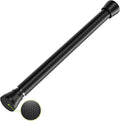Black Tension Rods 16 to 26 Inch Curtain Rods No Drilling Small Tension Rod Spring Adjustable Curtain Rod Expandable Pressure Spring Tension rods for Closet, Kitchen