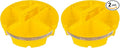 Bucket Boss - Bucket Stacker Small Parts Organizer, Bucket Organization (15051), Yellow (Pack of 2)