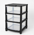 Space saving storage drawer unit suitable for cabinets shelves wardrobes offering neat organized household storage solution
