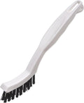 SPARTA Flo-Pac Grout Brush Detail Crevice Brush, Firm Chemical-Resistant Nylon Bristles with Angled Ergonomic Handle, Hanging Holes for Tile, Grout, Corners, Boxes, 8 Inches, White (Pack of 24)