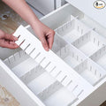 8Pcs Drawer Dividers, 12.6" x 2.76", Thick, DIY Organizer Separator, Large Adjustable Dresser Drawer Organizer for Clothes, Bedroom, Bathroom, Kitchen Cutlery, Desk, Office Storage