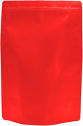 50PCS Smell Proof Resealable Pouch Bags,ULIFESTAR Aluminum Foil Flat Food Storage Bag,Sealable Pcsaging Zipper Pouches with Tear Notches for Pcsaging Lipgloss,Jewelry,etc(20 * 30cm/7.87 * 11.81",Red)