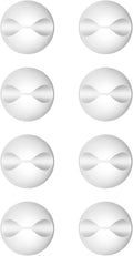 CHEFBEE 8 Pack Adhesive Cable Clips, Cable Cord Holder Organizer Management System for Desk, Wire Clips for All Your Computer, Electrical, Charging or Mouse Cord, White